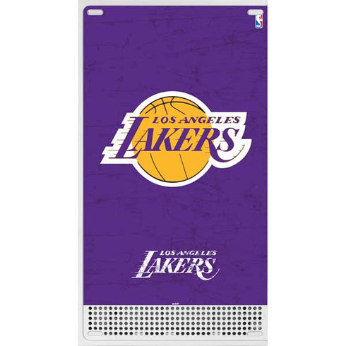 NBA Los Angeles Lakers Purple Primary Logo Xbox Series S Console Skin